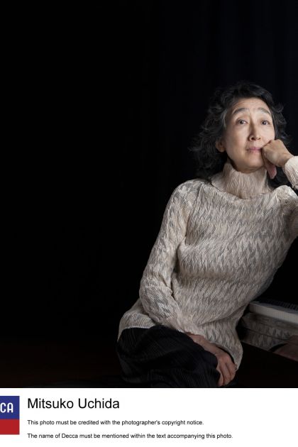 Pianistin Mitsuko Uchida Klavier