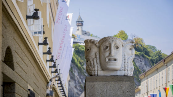 Salzburger Festspiele Festspielmasken Hofstallgasse
