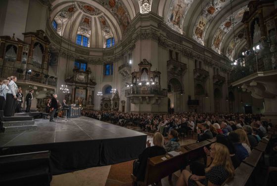 Cathedral Concert Monteverdi Choir English Baroque Soloists John Eliot Gardiner Dirigent Salzburg Whitsun Festival