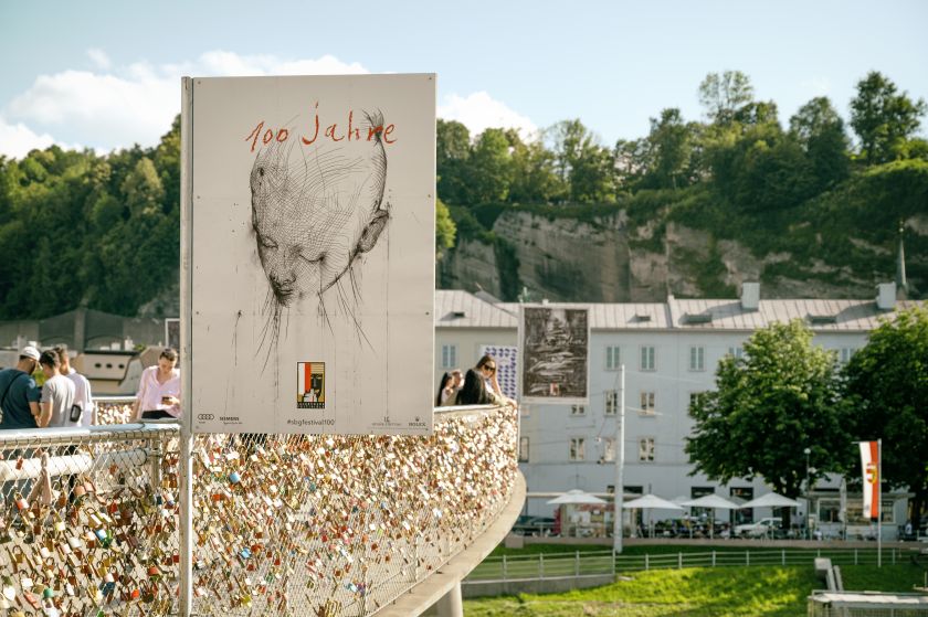 Jaume Plensa Poster Salzburg Festival
