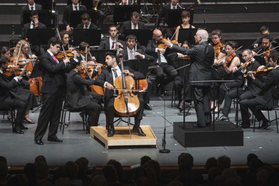 Michael Barenboim Violine Kian Soltani Violoncello Daniel Barenboim Dirigent West-Eastern Divan Orchestra
